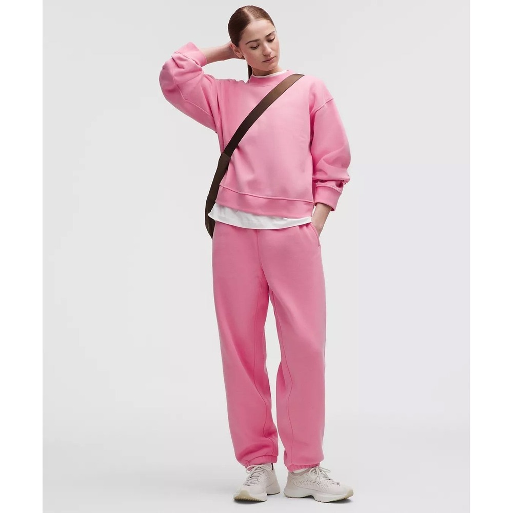 370-Lululemon-Women's Steady State SuperLoft Crew-Candy Cloud-Sold Out - Picture 5 of 5